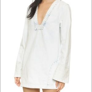 Free people denim tunic dress